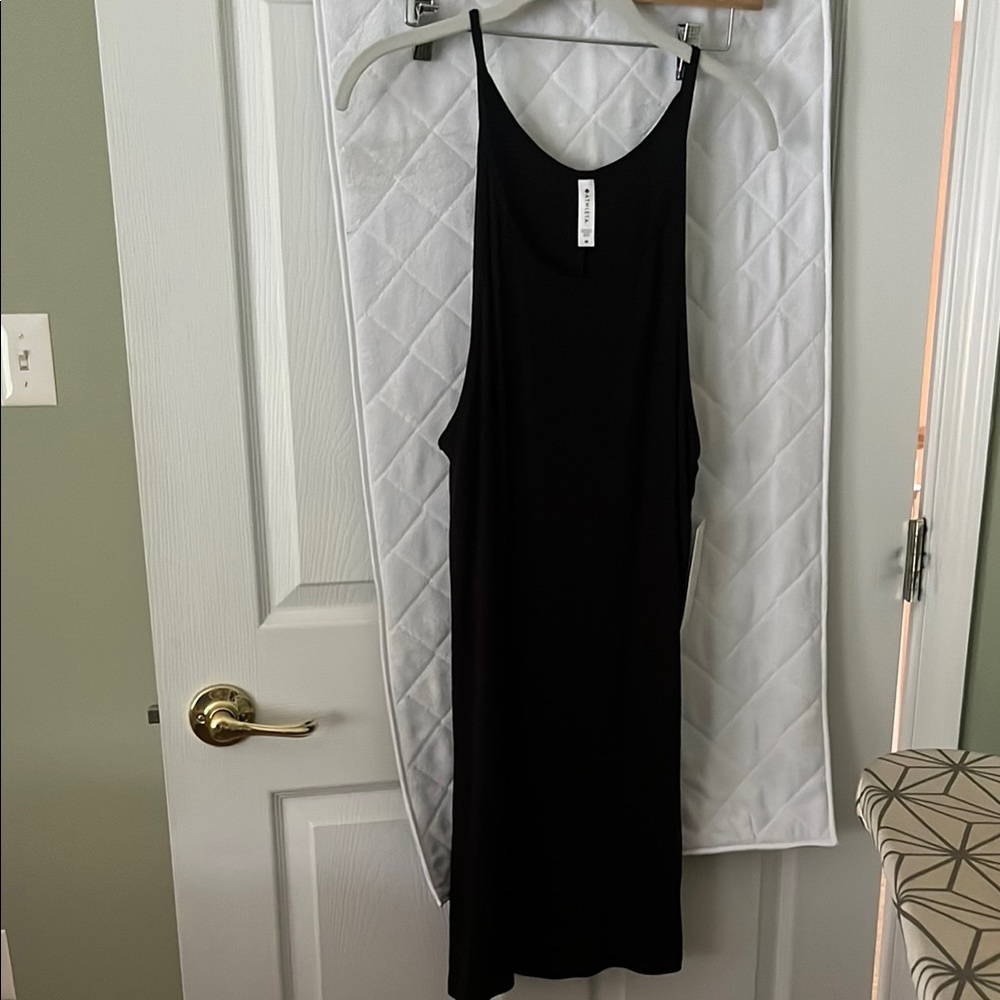 NWT Athleta Black Sleeveless Midi Dress - Women's sleep Dress